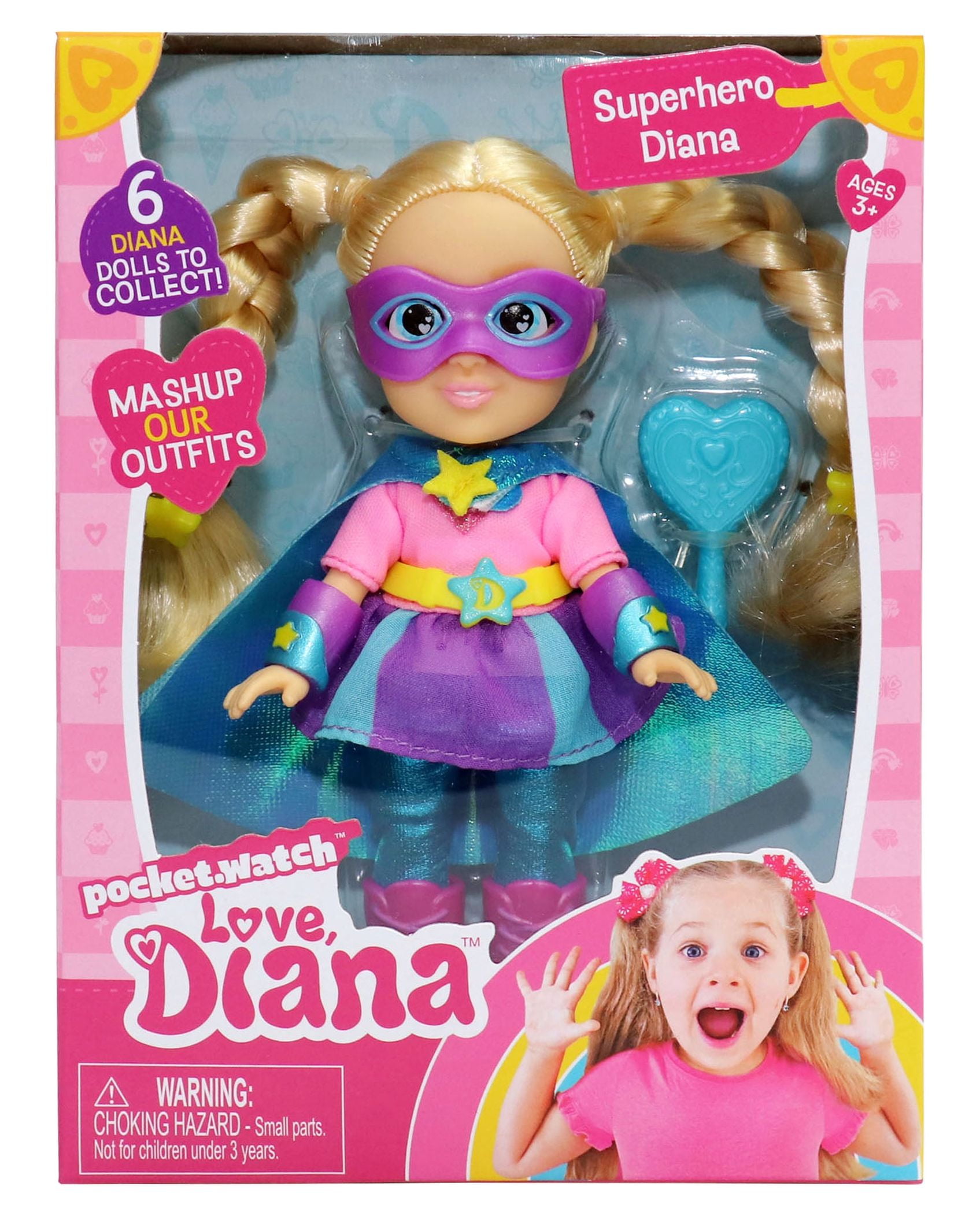 Love, Diana Superhero, 6" Doll