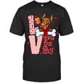 Love Doberman Pinscher Heart Dog Lover Women Valentines Day Doberman T