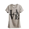 thumbnail image 1 of Love Doberman Women's Fashion Relaxed T-Shirt Tee Heather Tan 2X-Large, 1 of 3
