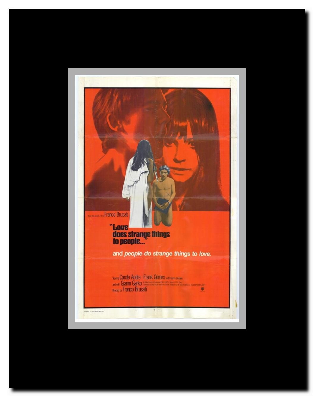 Love Does Strange Things to People Framed Movie Poster