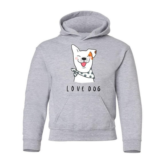 Love Dog Hoodie Juniors -Image by Shutterstock,  Medium