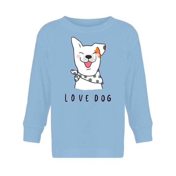 Love Dog Long Sleeve Toddler -Image by Shutterstock, 3 Toddler