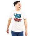 thumbnail image 1 of Love Dogs Tolerate People Antisocial Men's Graphic T Shirt Tees Brisco Brands L, 1 of 4