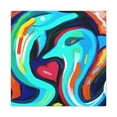 thumbnail image 1 of Love Dolphins Embrace Joy - Canvas, 1 of 10
