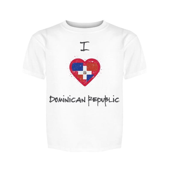 Love: Dominican Republic Tee Girl's -Image by Shutterstock