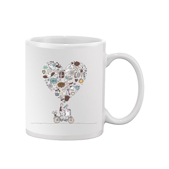 Love Doodle Design Mug -Image by Shutterstock,