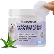 We Love Doodles Dog Eye Wipes - Gently Clean Eyes with Pre-Soaked Pet Eye Wipes Pads & Safe Dog Eye Cleaner - Effective Dog Tear Stain Remover 150 PCS