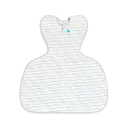 Love to Dream Swaddle Up Cotton 1.0 TOG Baby Sleep Sack, Hip Dysplasia, Specially Designed with a Wider Fit to be Worn Over a Hip Dysplasia Harness or Brace, Sm