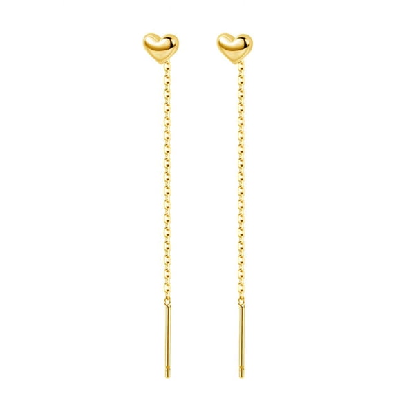 Love Ear Wires Female New Heart Shaped Tassel Earrings Drop Earrings Lot Y6