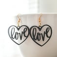 thumbnail image 1 of Clever Contraption Heart Dangle Earrings – Cute Love Jewelry for Teens & Adults, 1 of 4
