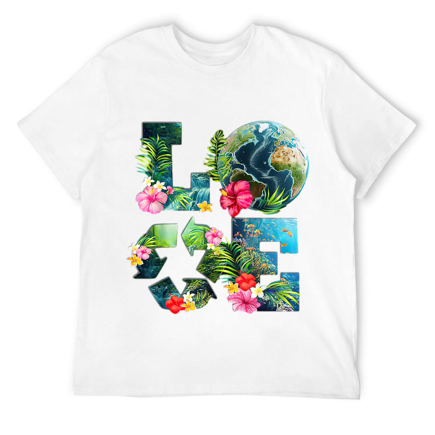 Love Earth Day Recycling Happy Earth Day 2024 Teacher Kids T-Shirt …