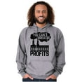 thumbnail image 1 of You Can't Breathe Profits Earth Day Unisex Plus Size Hoodie Brisco Brands 4X, 1 of 6