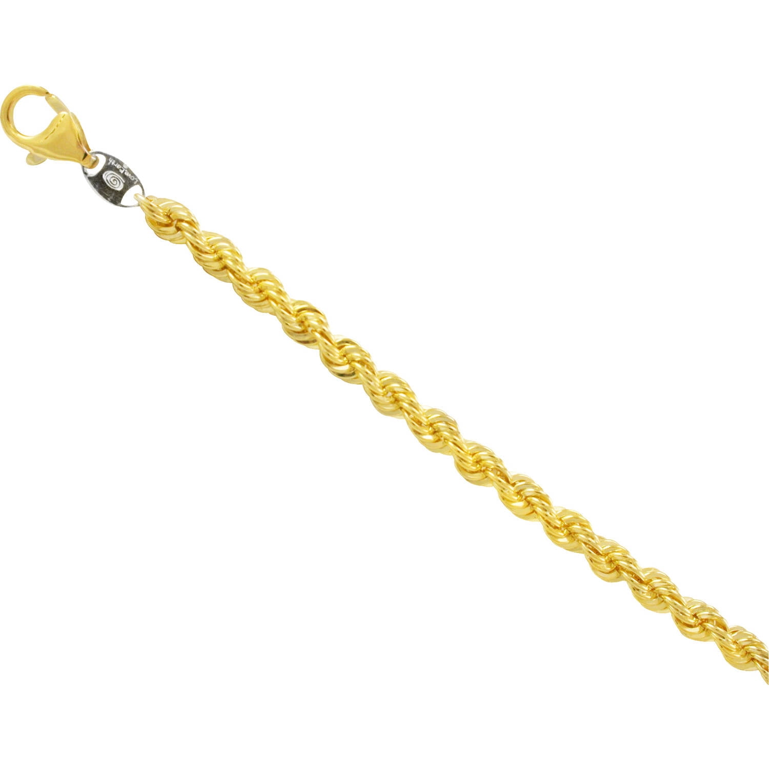 Love Earth Ss/10k Rope Bracelet