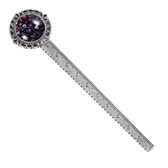Love Elegant Vintage Silver Lace-Edged Bookmark | Gift for Readers and Book Lovers | Book Accessories | Bookmarks