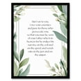 thumbnail image 1 of Love Your Enemies Green Sermon on the Mount Jesus Christ Christian Bible Faith God Quote Revelations Flowers Artwork Art Print Framed Poster Wall Decor 12x16 inch, 1 of 5