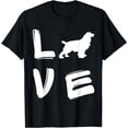 thumbnail image 1 of Love English Cocker Spaniel T-Shirt, 1 of 4