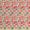 thumbnail image 1 of Ambesonne Love Fabric by the Yard Upholstery, Colorful Hearts Motifs Art, 2 Yards, Champagne Coral, 1 of 4
