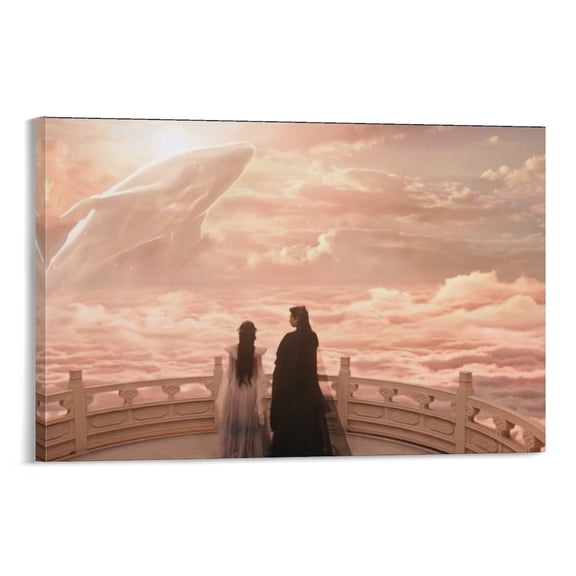 Love between Fairy And Devil Teleplay Famous Print Room Aesthetic Poster Print Art Wall Painting Canvas Posters Gifts Modern Bedroom Decor 20x30inch(50x75cm)