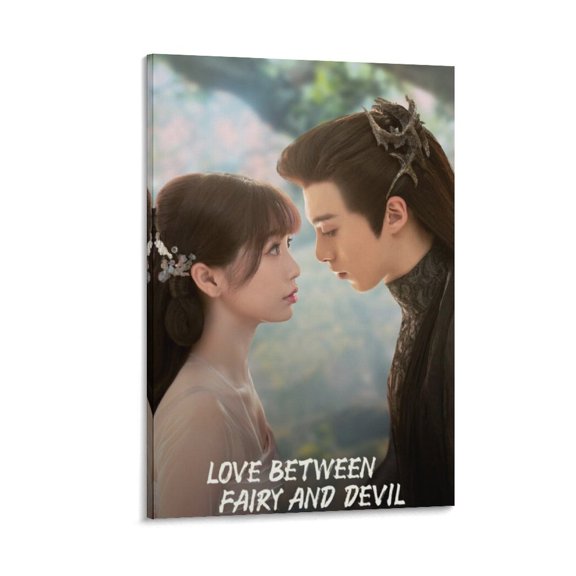 Love between Fairy And Devil Teleplay HOT Poster Chinese Print Photo Art Painting Canvas Poster Home Decorative Bedroom Modern Decor Posters Gifts 12x18inch(30x45cm)
