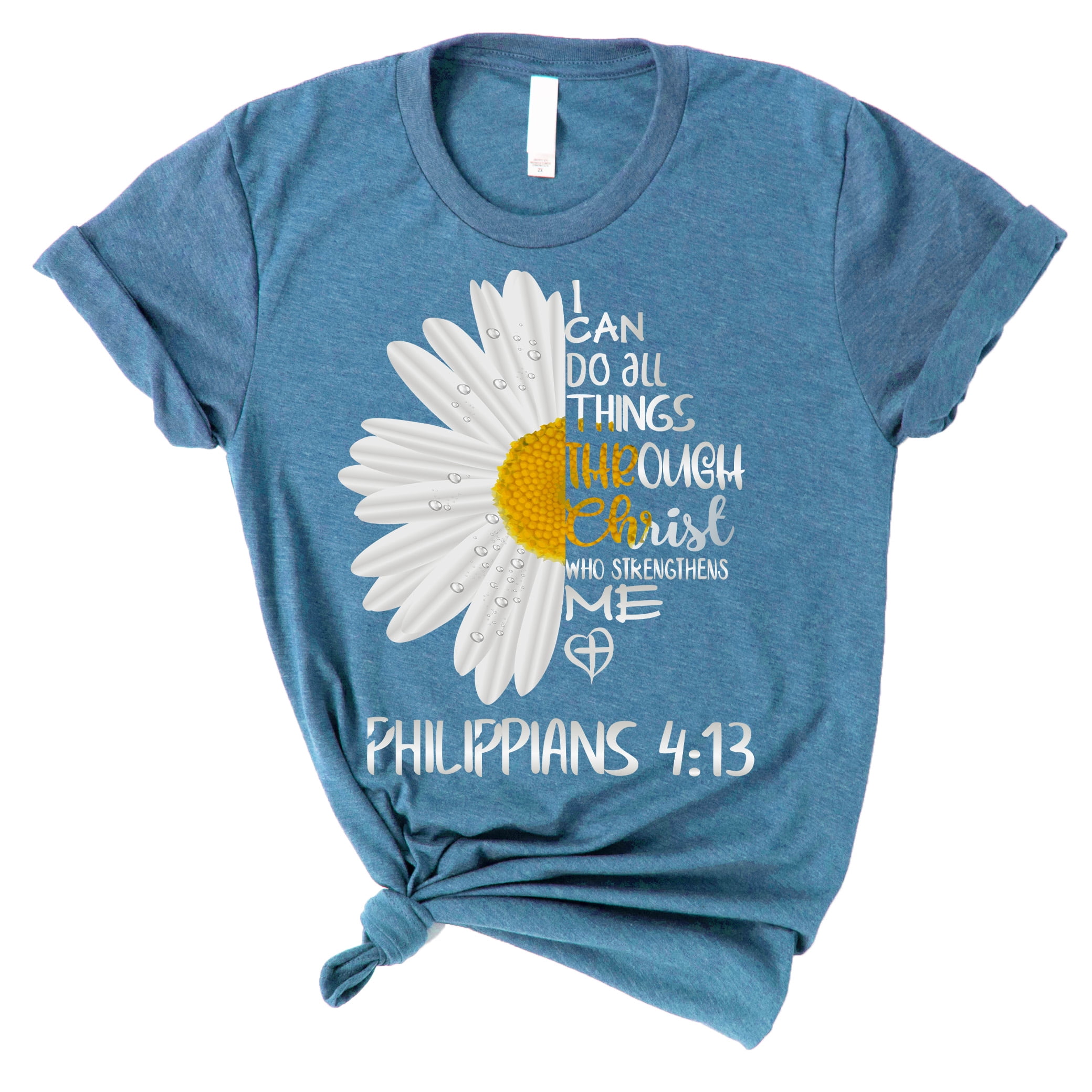Love in Faith | Blessed Christian T-Shirt for Women | Positive Message ...