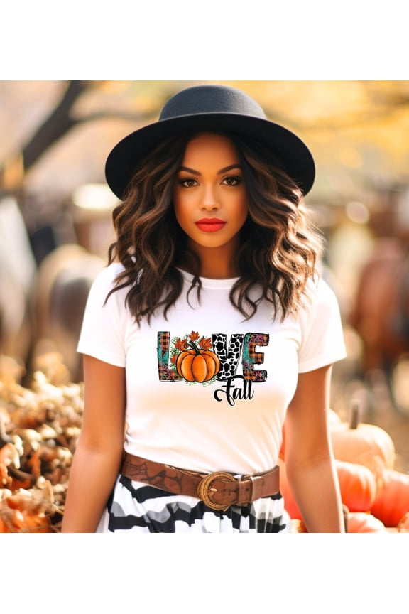 Love Fall Shirt,Leopard Thanksgiving Shirt, Thankful Shirt, Pumpkin Shirt, Thanksgiving Shirt, Fall Shirt, Autumn Tee, Family Thanksgiving TSHIRT All Size S-5XL