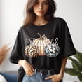 thumbnail image 1 of Love Fall Y'All Shirt, Leopard Pumpkin Print Fall Shirt, Hello Pumpkin Fall Vibes Sweater, Peace Love Thanksgiving Tee, Family Thanksgiving Shirt, 1 of 3