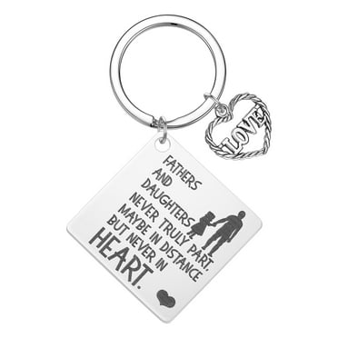 Stainless Steel Love & Hearts Rectangle Collectable Keyrings For Sale | UK