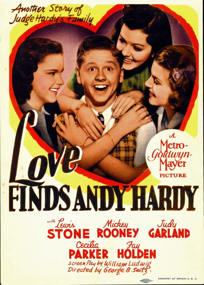 Love Finds Andy Hardy Canvas Art - (24 x 36)