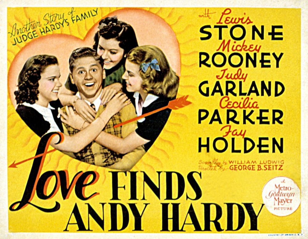 Love Finds Andy Hardy Canvas Art - (28 x 22)