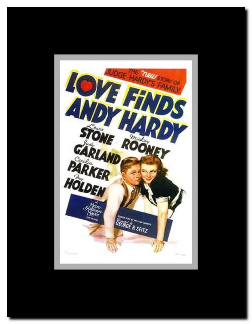 Love Finds Andy Hardy Framed Movie Poster