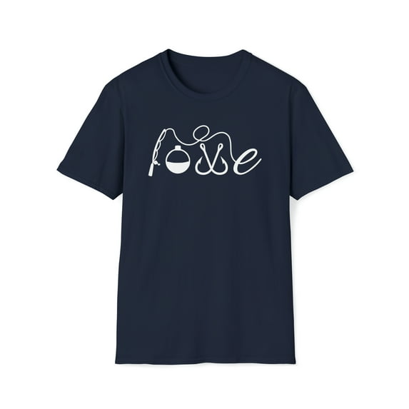 Love Fishing, Gildan Unisex Softstyle T-Shirt, State Graphic Tee, S-3XL