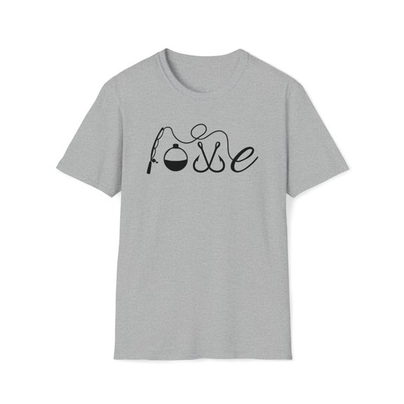 Love Fishing, Gildan Unisex Softstyle T-Shirt, State Graphic Tee, S-3XL