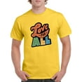 thumbnail image 1 of Love For All Banner T-Shirt Men -Smartprints Designs, Male 3X-Large, 1 of 4