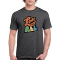 thumbnail image 1 of Love For All Banner T-Shirt Men -Smartprints Designs, Male 3X-Large, 1 of 4