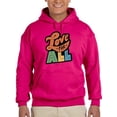 thumbnail image 1 of Love For All Colorful Banner Hoodie Men -Smartprints Designs, Male x-Large, 1 of 4