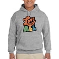 thumbnail image 1 of Love For All Colorful Banner Hoodie Men -Smartprints Designs, Male x-Large, 1 of 4