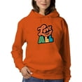 thumbnail image 1 of Love For All Colorful Banner Hoodie Women -Smartprints Designs, Female Large, 1 of 4