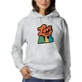 thumbnail image 1 of Love For All Colorful Banner Hoodie Women -Smartprints Designs, Female Medium, 1 of 4