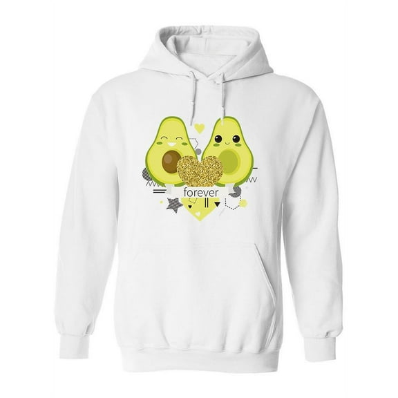 Love Forever Avocado  Hoodie Women -Image by Shutterstock, Female 3X-Large