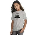 thumbnail image 1 of Love Forever Cute Romantic Valentine Girls Kids T Shirt Tees Teen Brisco Brands S, 1 of 5