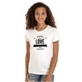thumbnail image 1 of Love Forever Cute Romantic Valentine Womens Fitted Plus Size Graphic Tee Brisco Brands 2X, 1 of 3