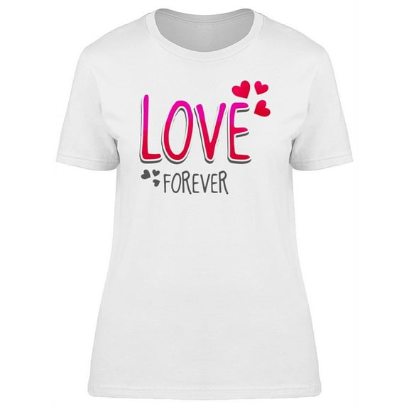 Love Forever Tiny Hearts T-Shirt Women -Image by Shutterstock, Female XX-Large