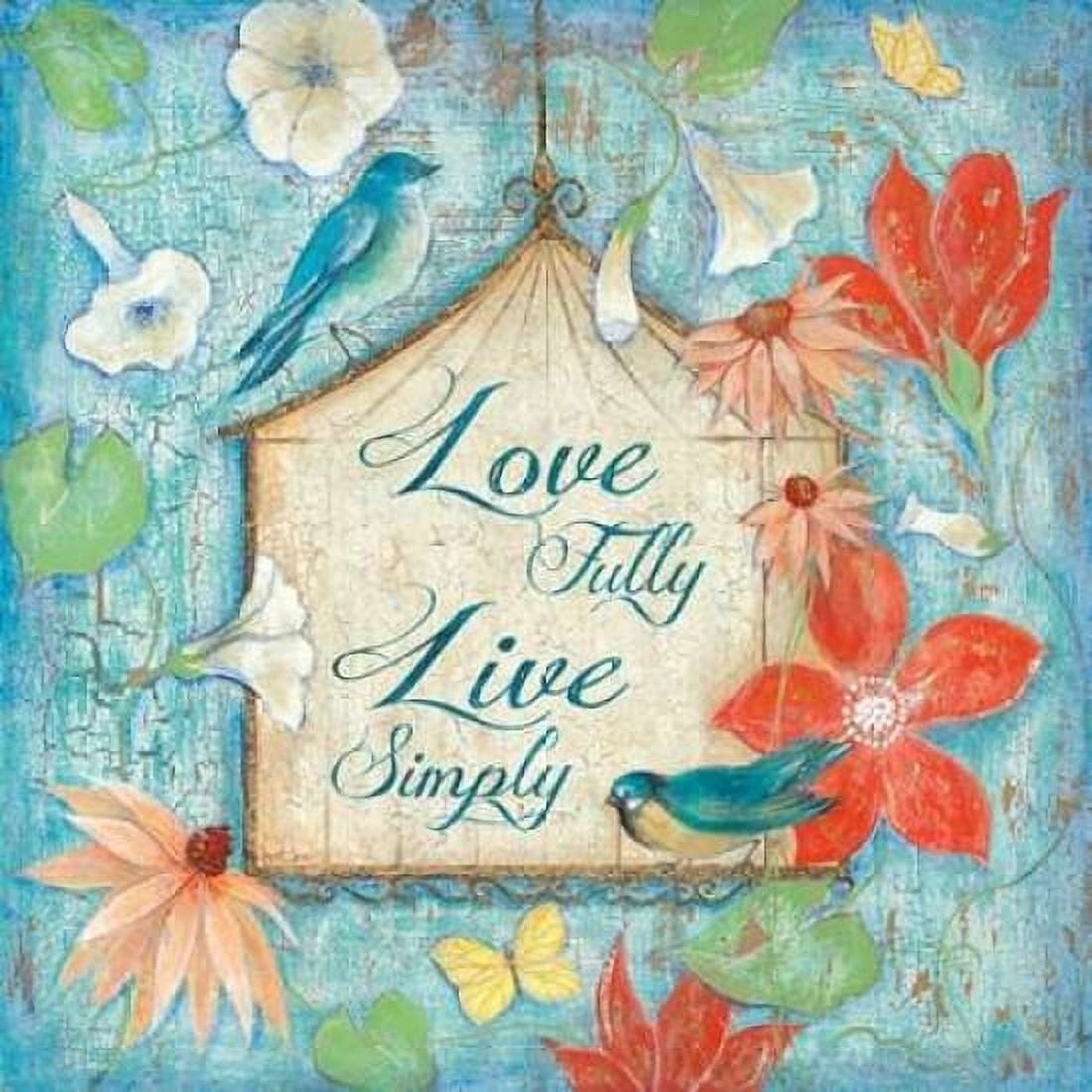 Love Fully Canvas Art - Tava Studios (24 x 24)