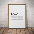 Love Fun Definition Minimalist Poster, Inspirational Office, Bedroom ...