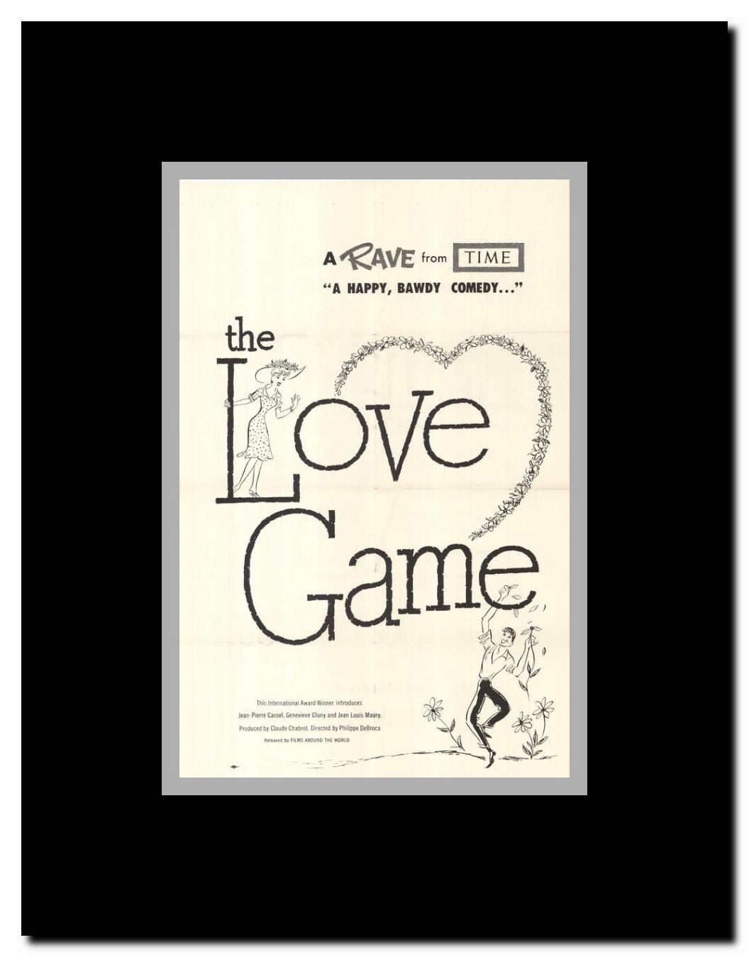Love Game Framed Movie Poster
