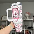 thumbnail image 1 of Love Ghosties Tumbler: 40oz Sublimated Stainless Steel Quencher, 1 of 3