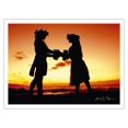 thumbnail image 1 of Love Gives Life Within (Ua ola loko i ke aloha) - Hawaiian Hula Dancers at Sunset - From an Original Color Photograph by Randy Jay Braun - Bamboo Fine Art 290gsm Paper (Unframed) 12x16in, 1 of 4