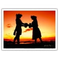 thumbnail image 1 of Love Gives Life Within (Ua ola loko i ke aloha) - Hawaiian Hula Dancers at Sunset - From an Original Color Photograph by Randy Jay Braun - Master Art Print (Unframed) 9in x 12in, 1 of 4
