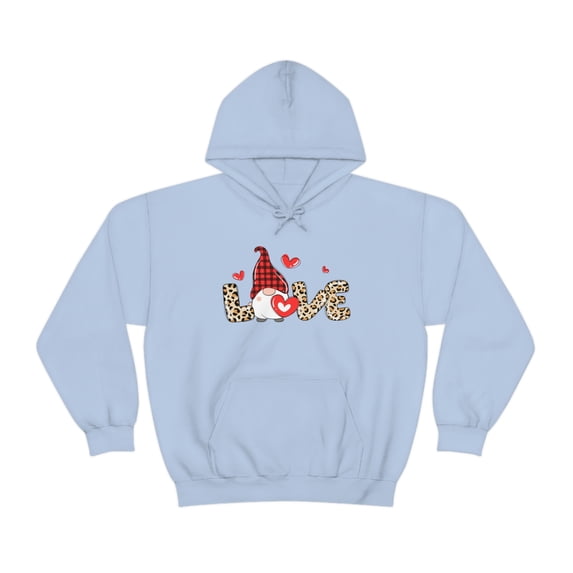 Love Gnome Hoodie | Valentine's Day | Unisex Heavy Blend Hooded Sweatshirt
