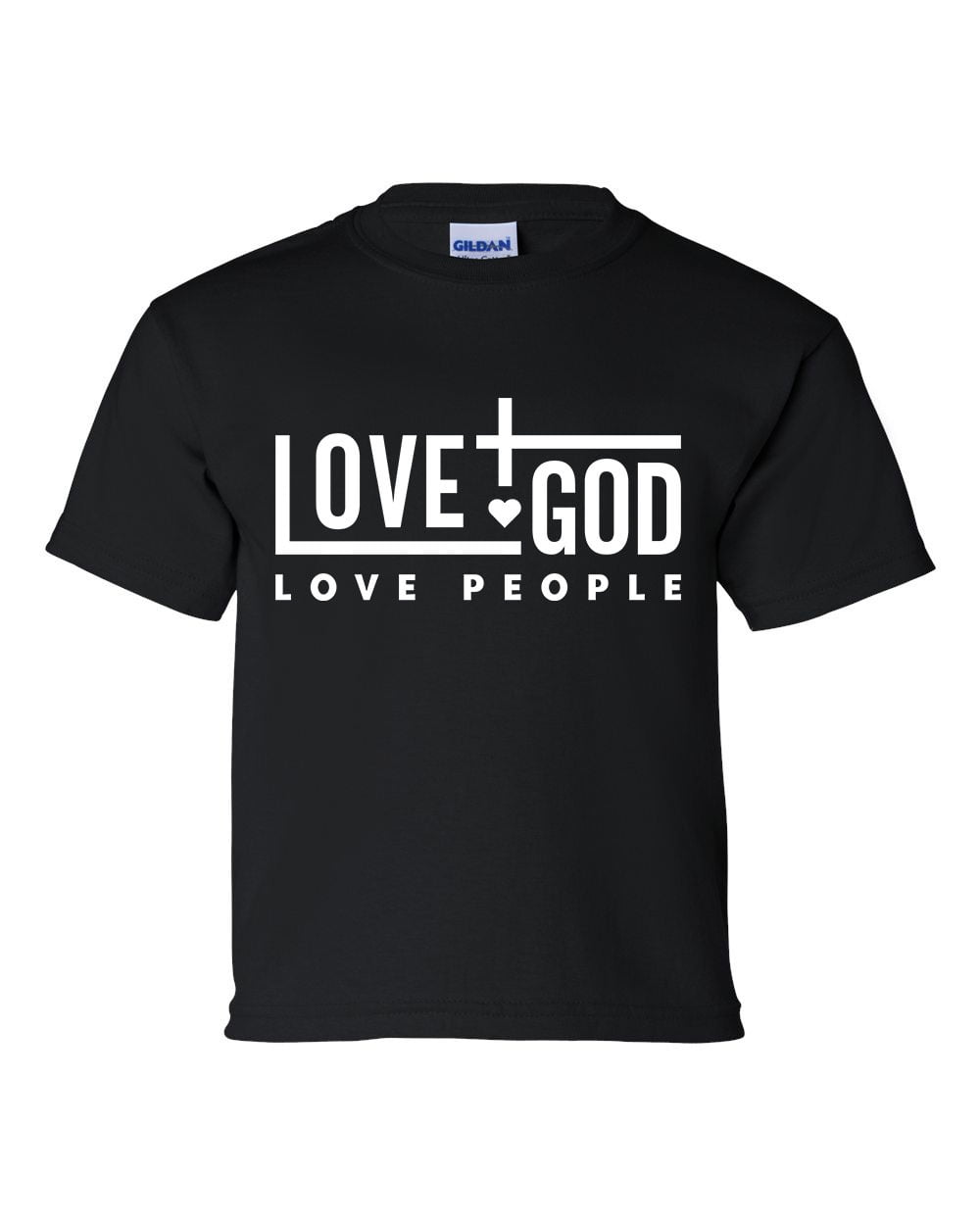Love God Love People Minimalistic Kids T Shirt Love God Love People Minimalistic Kids T Shirt